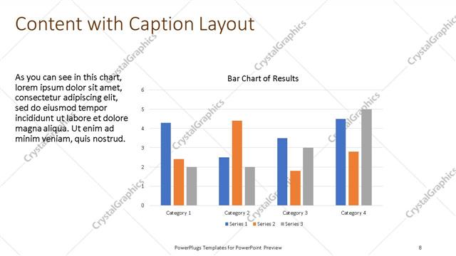 Content with Caption presentation slide layout