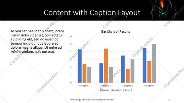 Content with Caption presentation slide layout