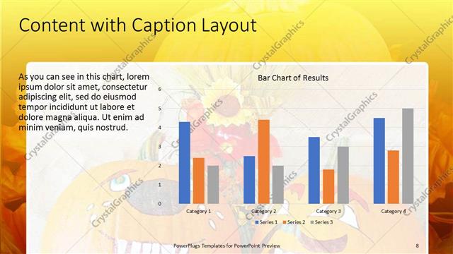 Content with Caption presentation slide layout