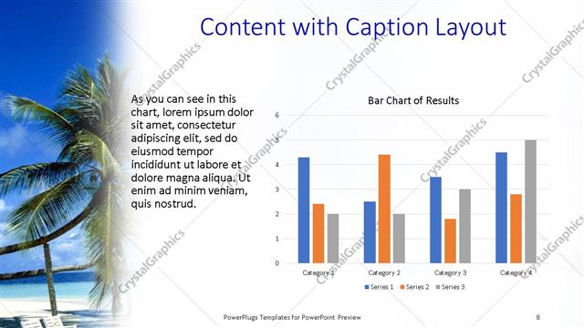 Content with Caption presentation slide layout