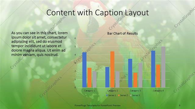 Content with Caption presentation slide layout