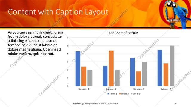 Content with Caption presentation slide layout