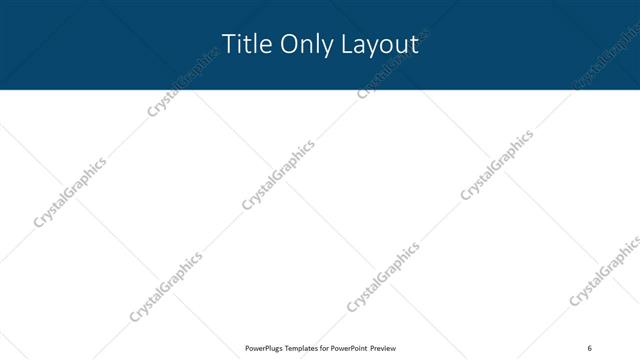 Title Only presentation slide layout