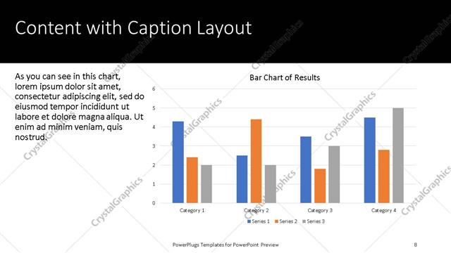Content with Caption presentation slide layout