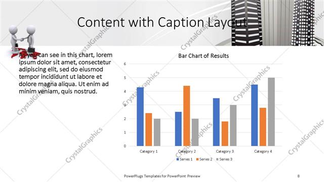 Content with Caption presentation slide layout