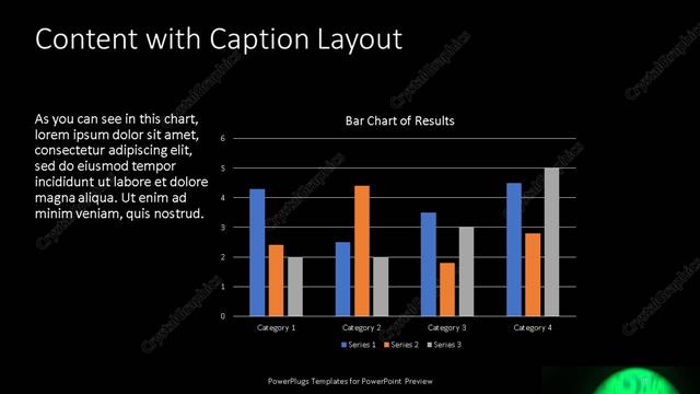 Content with Caption presentation slide layout