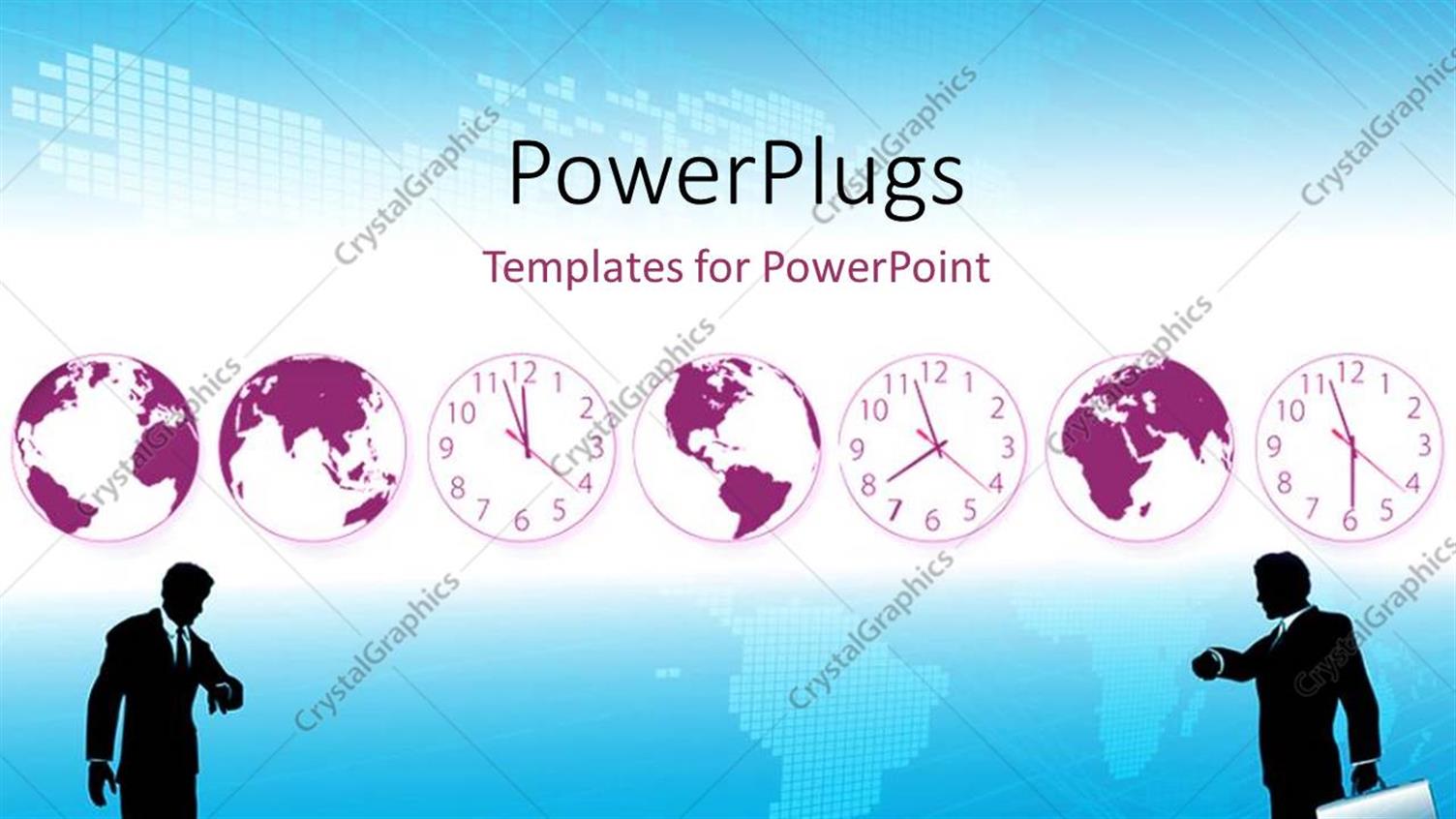 Featuring Two People with a Number of Clocks in the Background