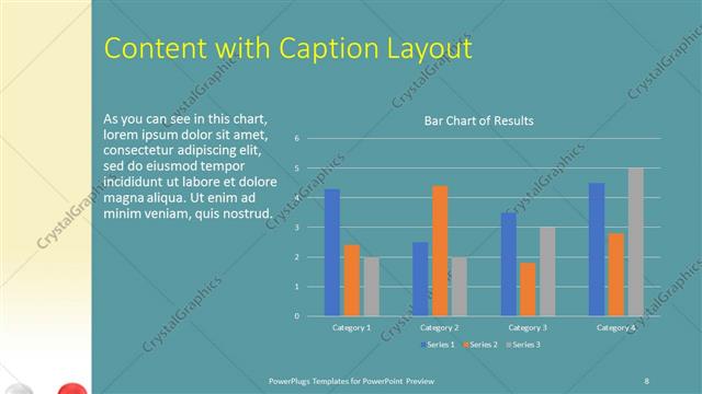 Content with Caption presentation slide layout