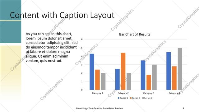 Content with Caption presentation slide layout