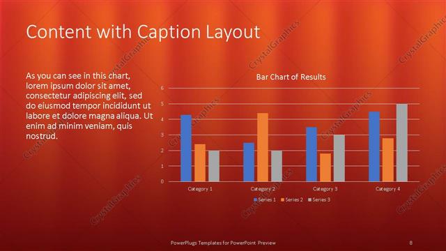 Content with Caption presentation slide layout