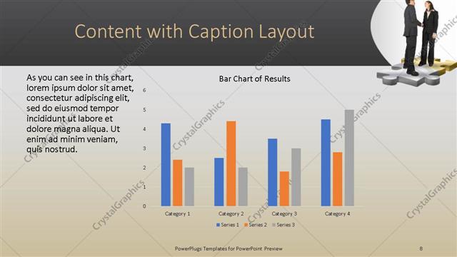 Content with Caption presentation slide layout