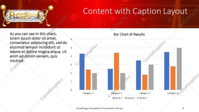 Content with Caption presentation slide layout