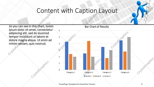 Content with Caption presentation slide layout