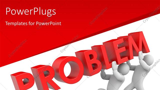  Presentation with solving - Two people trying to hold the problem