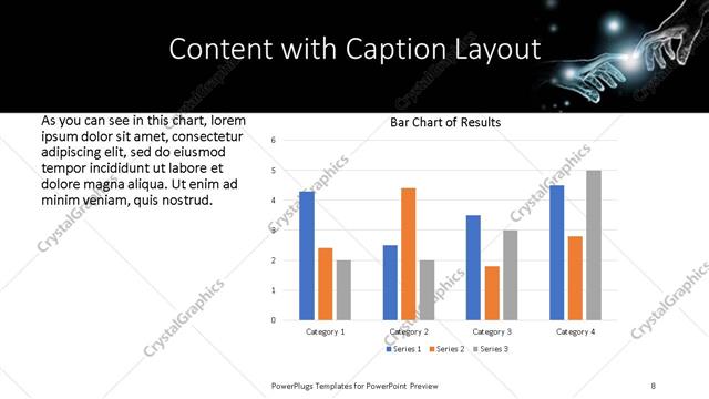 Content with Caption presentation slide layout