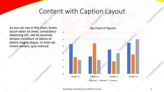 Content with Caption presentation slide layout