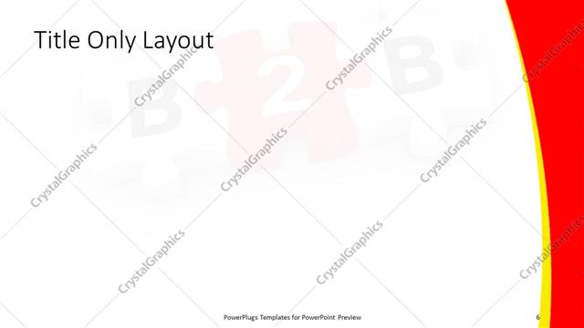 Title Only presentation slide layout