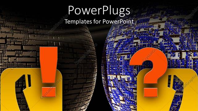  Presentation with connection - Two phones connected to each other with globes in background