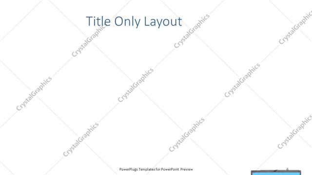 Title Only presentation slide layout