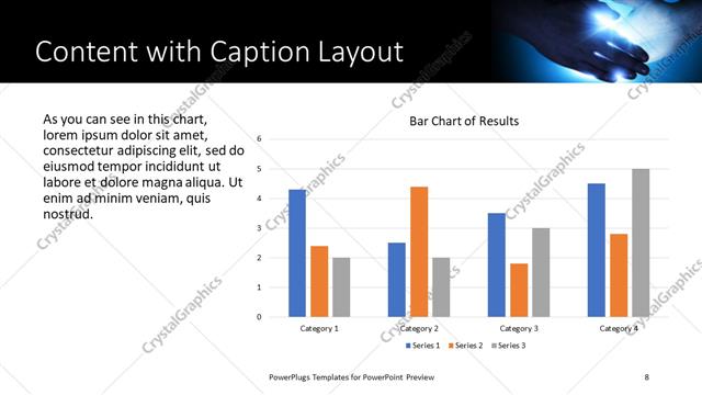Content with Caption presentation slide layout