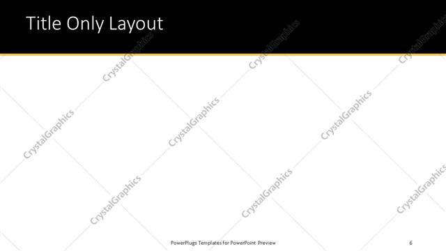 Title Only presentation slide layout