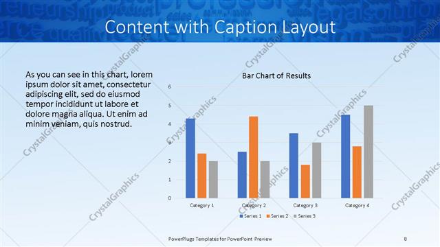 Content with Caption presentation slide layout