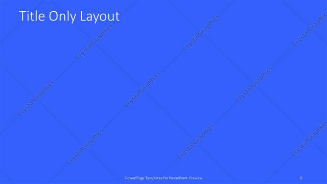 Title Only presentation slide layout