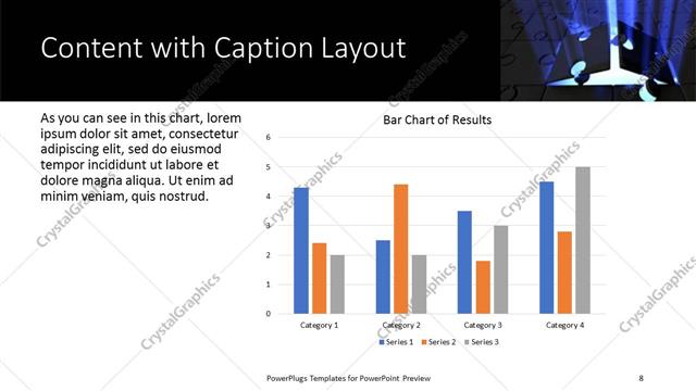 Content with Caption presentation slide layout