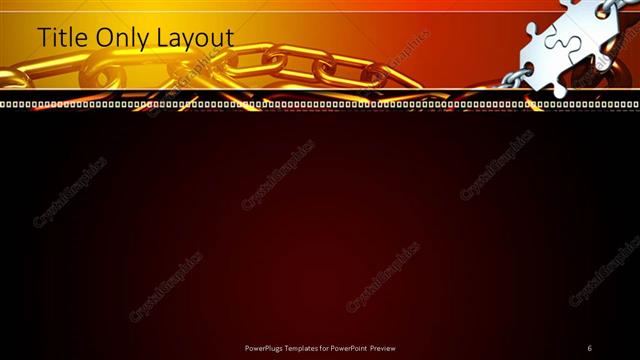 Title Only presentation slide layout