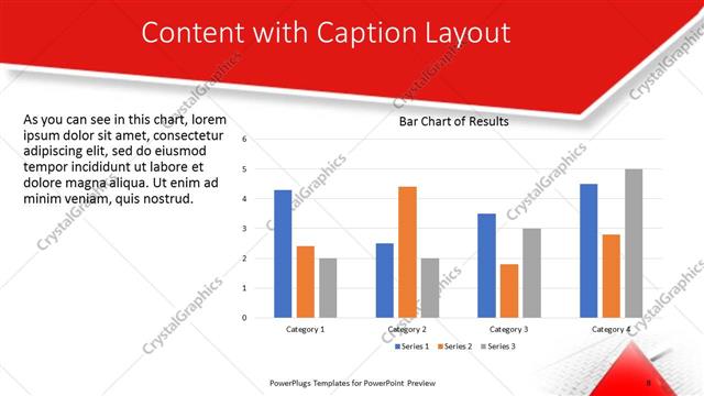 Content with Caption presentation slide layout