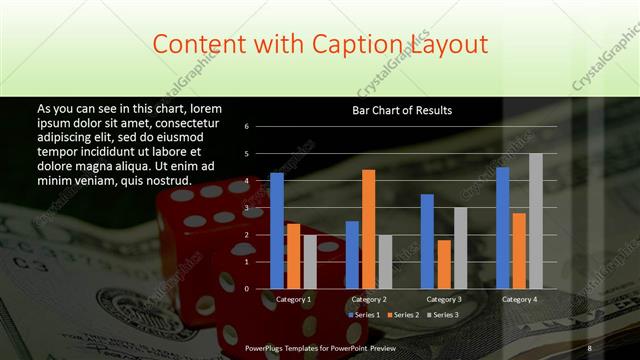 Content with Caption presentation slide layout