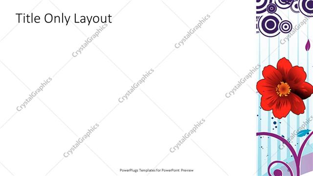 Title Only presentation slide layout