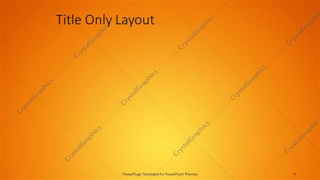 Title Only presentation slide layout