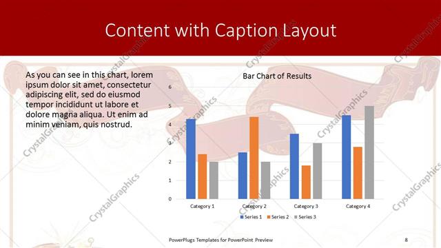 Content with Caption presentation slide layout