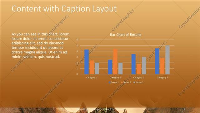 Content with Caption presentation slide layout