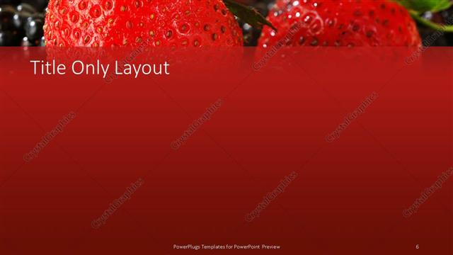 Title Only presentation slide layout