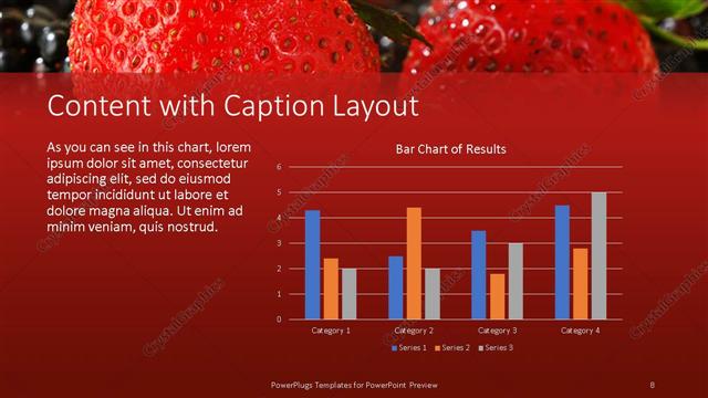 Content with Caption presentation slide layout