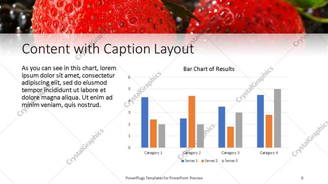 Content with Caption presentation slide layout