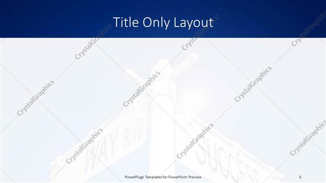 Title Only presentation slide layout
