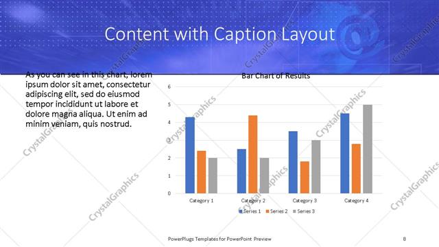 Content with Caption presentation slide layout