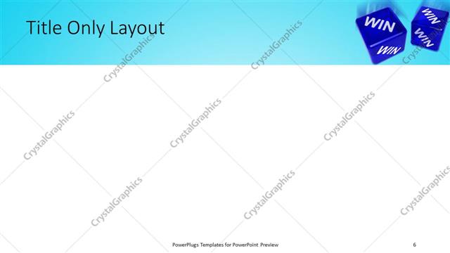 Title Only presentation slide layout