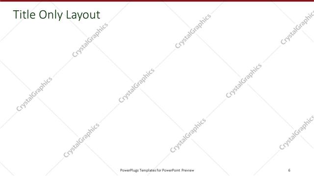 Title Only presentation slide layout