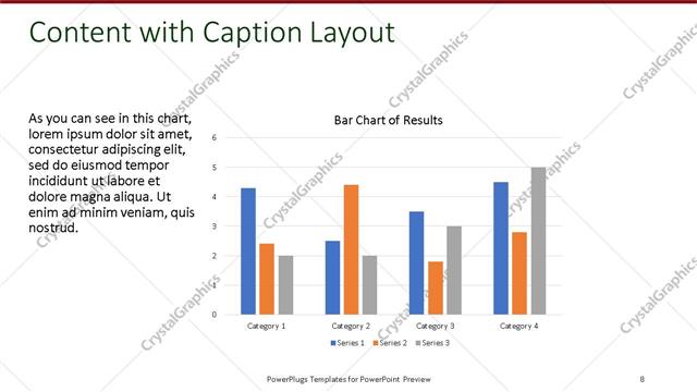 Content with Caption presentation slide layout