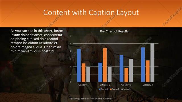 Content with Caption presentation slide layout