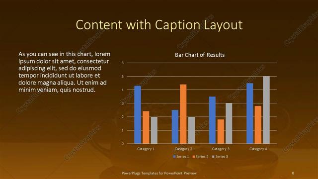 Content with Caption presentation slide layout