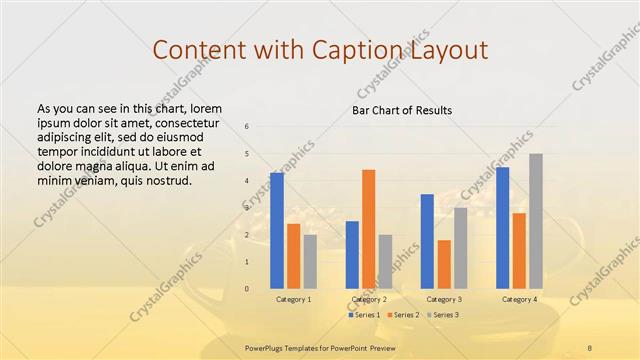 Content with Caption presentation slide layout