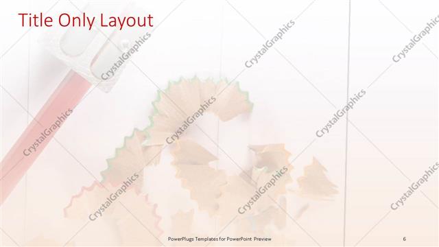 Title Only presentation slide layout