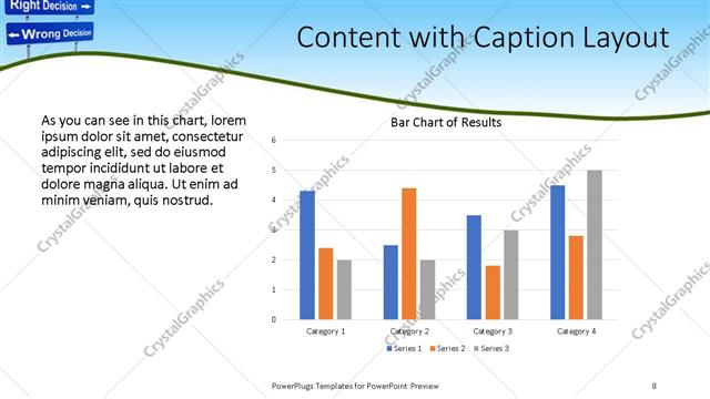 Content with Caption presentation slide layout