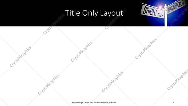 Title Only presentation slide layout
