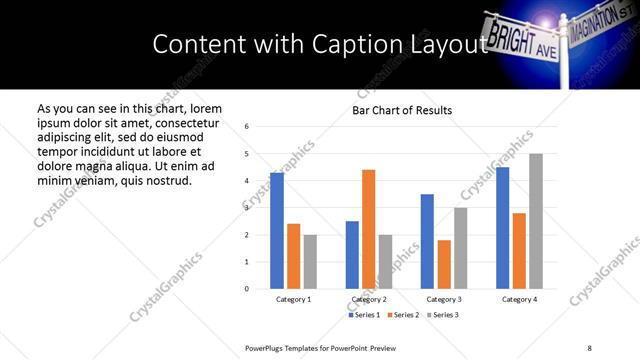 Content with Caption presentation slide layout